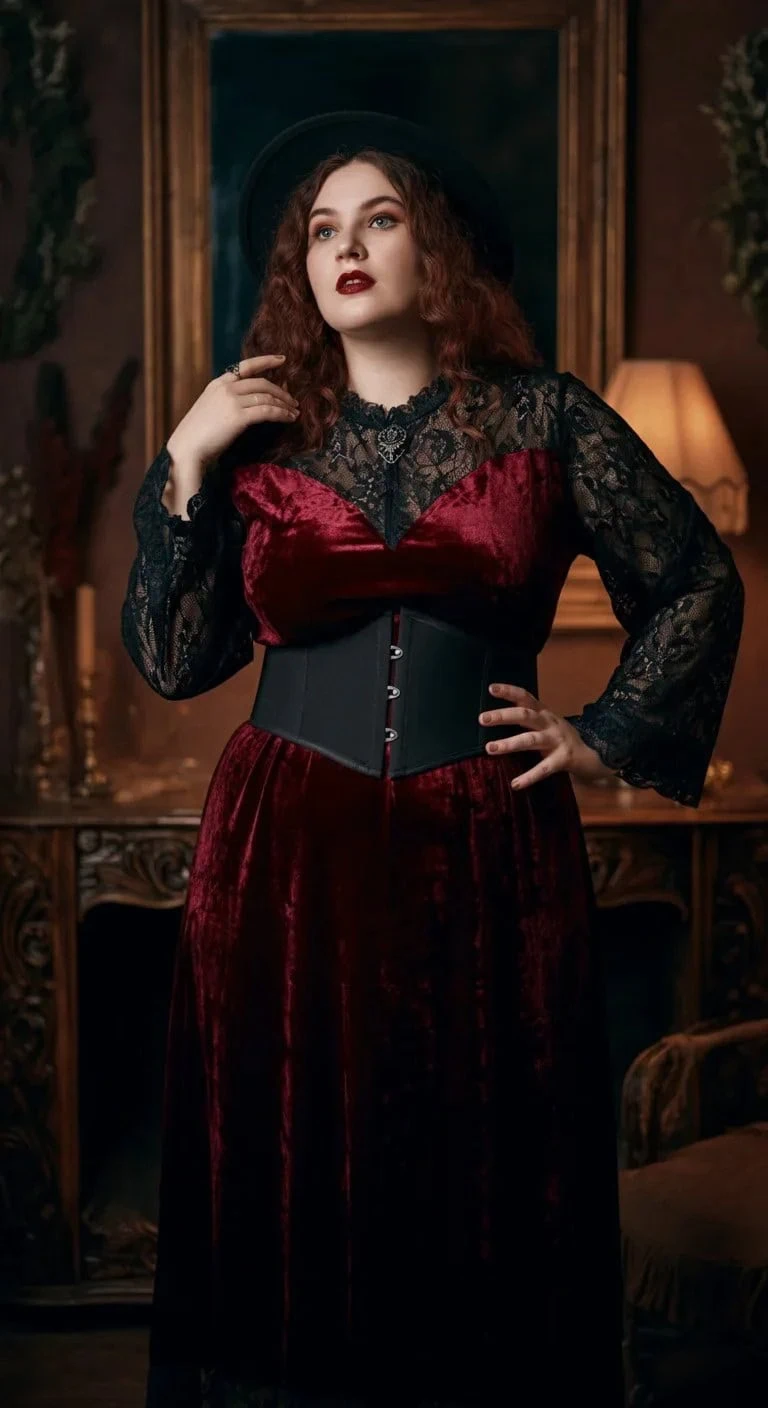 15 Plus Size Goth Outfit Ideas for Dark Stylish Looks
